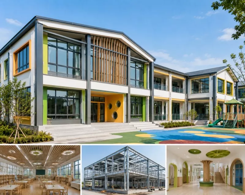 Cili është koncepti modern i ndërtimit të ndërtimit të kopshtit me kornizë çeliku të lehtë? Cili është koncepti modern i ndërtimit të ndërtimit të kopshtit me kornizë çeliku të lehtë?