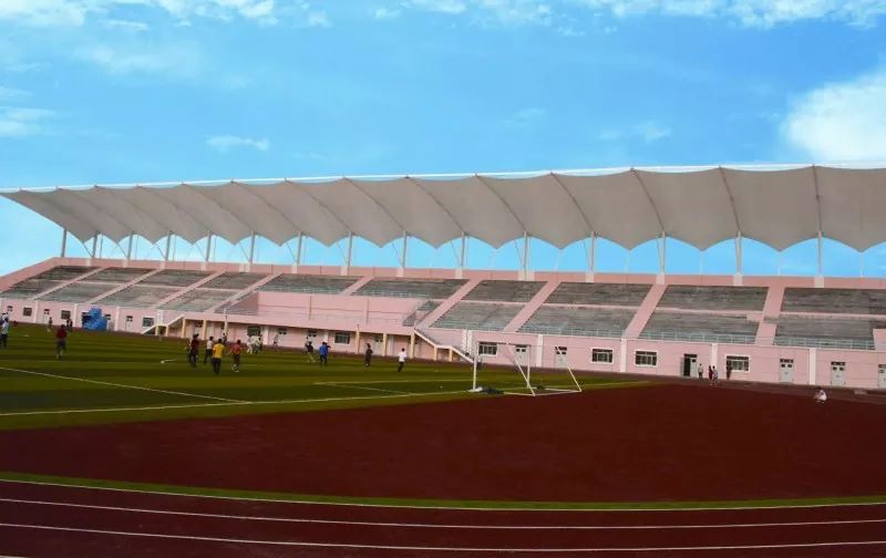 Konstruksion çeliku parafabrik i stendës sportive