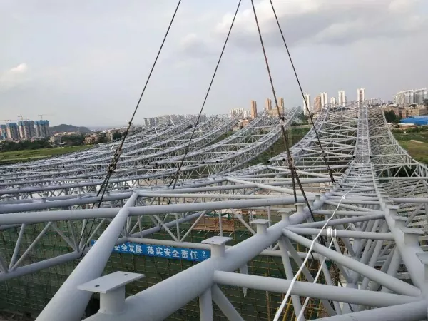 Pipe Truss Stations Konstruksion çeliku