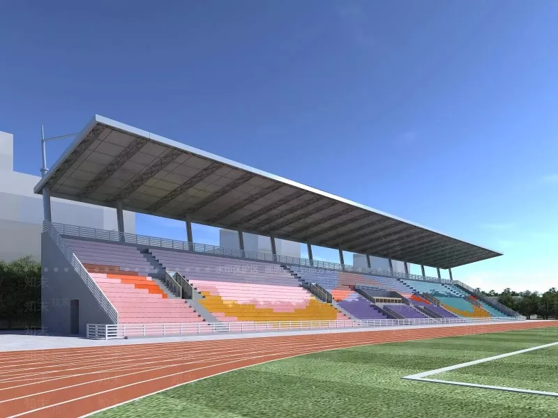 Konstruksion çeliku parafabrik i stendës sportive