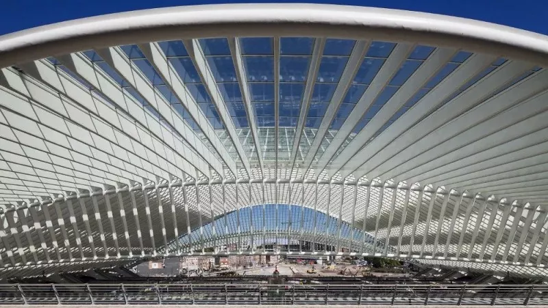 Konstruksion çeliku i Stacionit Truss me hapje të madhe