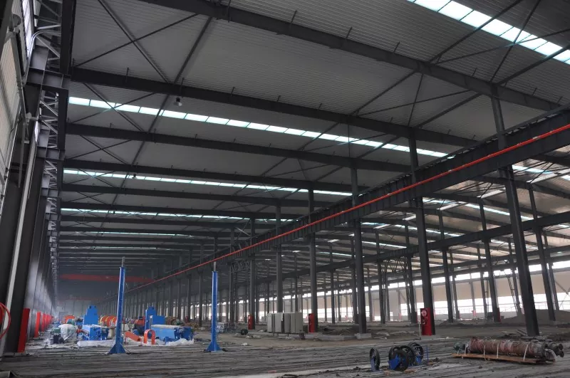 Prefab Modular Steel Frame Logistics Magazine Construction