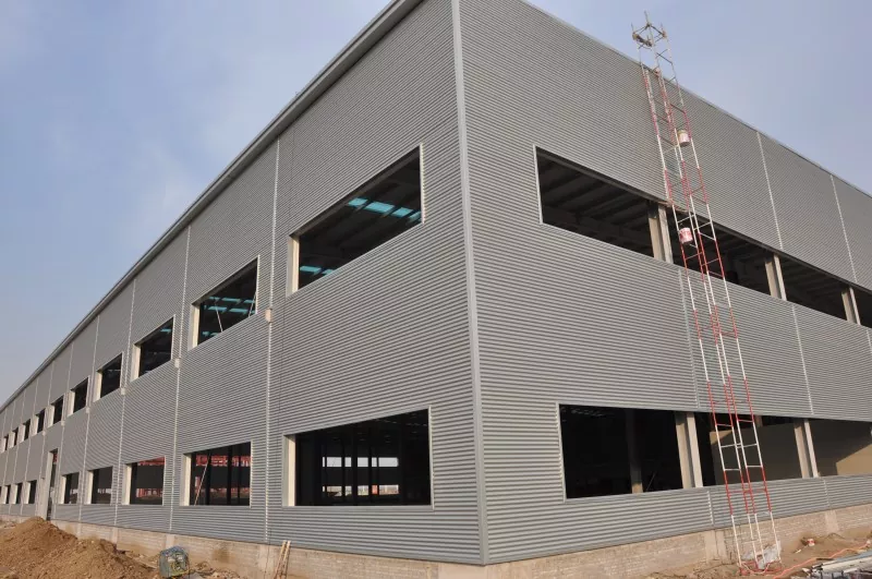 Prefab Modular Steel Frame Logistics Magazine Construction