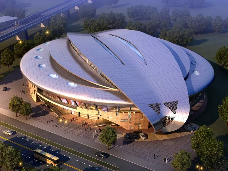 Ndërtim Stadiumi Prefab me Strukturë çeliku Ndërtim Stadiumi Prefab me Strukturë çeliku
