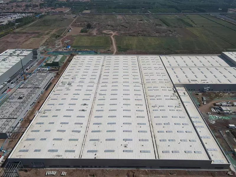 Ndërtesa Depo Metal Prefab Çeliku Ndërtesa Depo Metal Prefab Çeliku