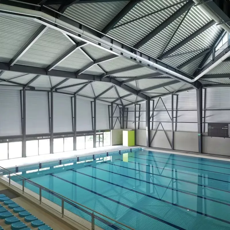 Salla sportive e parafabrikuara Fast Steel