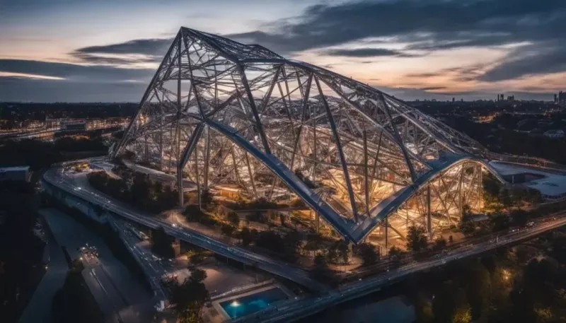 Salla e ekspozitës Space Truss Salla e ekspozitës Space Truss
