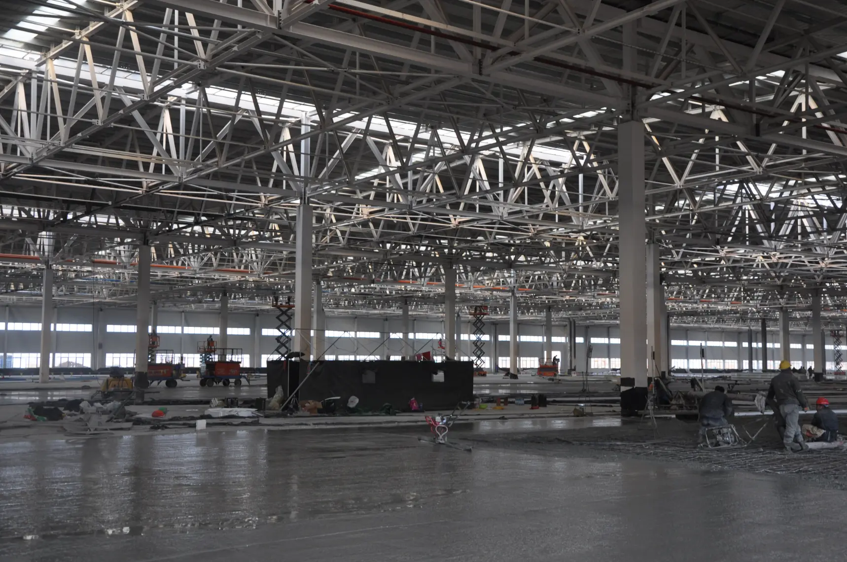 Kornizë çeliku Ndërtim i Fabrikës së Auto Pjesëve