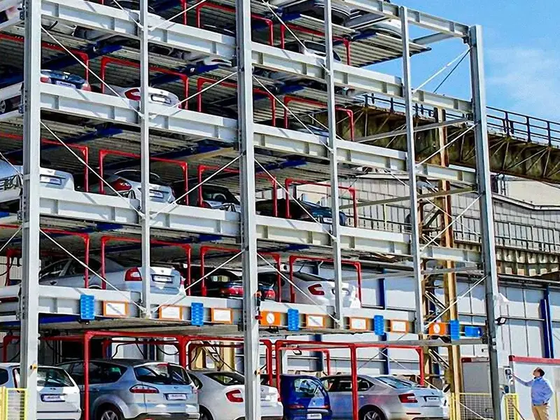 Ndërtesa e integruar e tarifimit të parkimit prej çeliku