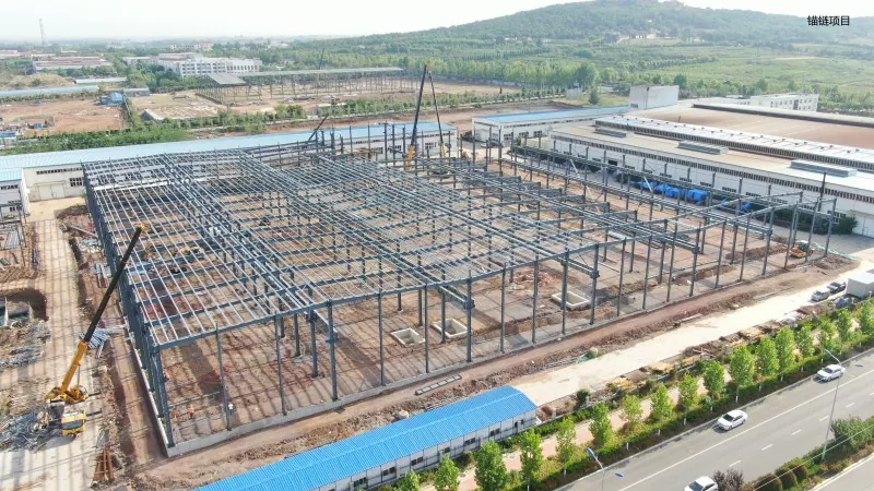 Strukturë çeliku Kimike Storage Depo Construction Strukturë çeliku Kimike Storage Depo Construction