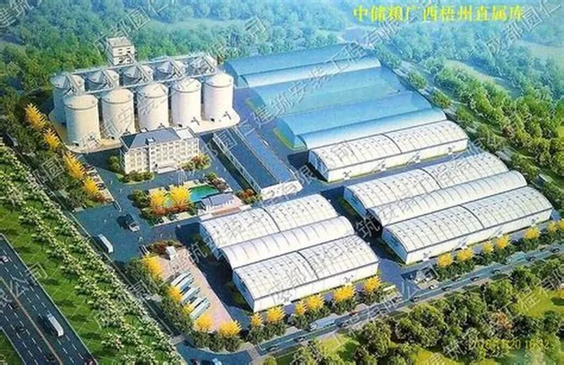 Depo e ruajtjes së grurit me strukturë çeliku