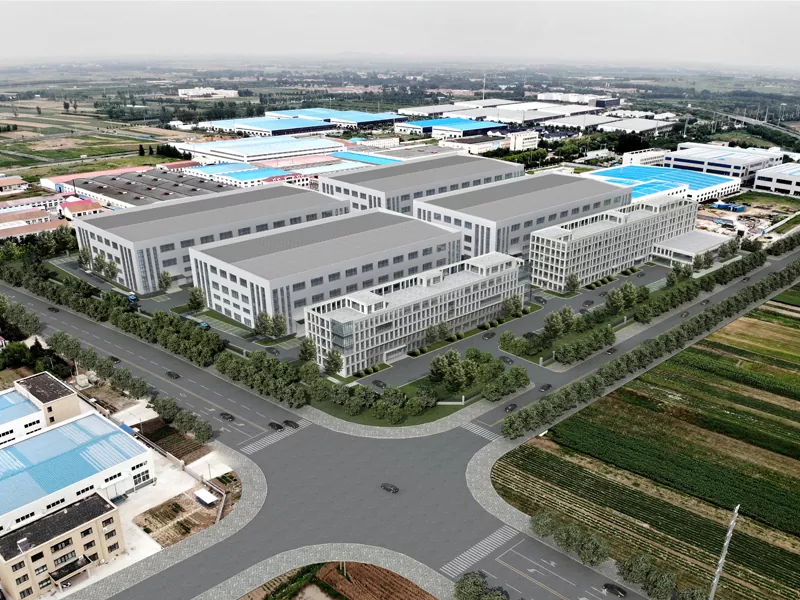 Ndërtesa e parafabrikuar e shkallës së madhe të parkut industrial me strukturë çeliku Ndërtesa e parafabrikuar e shkallës së madhe të parkut industrial me strukturë çeliku