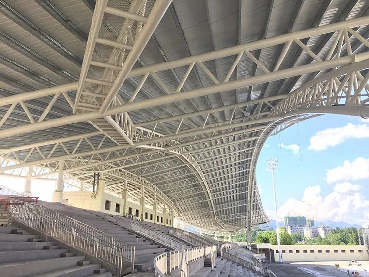 Ndërtesa e Stadiumit me strukturë çeliku Ndërtesa e Stadiumit me strukturë çeliku