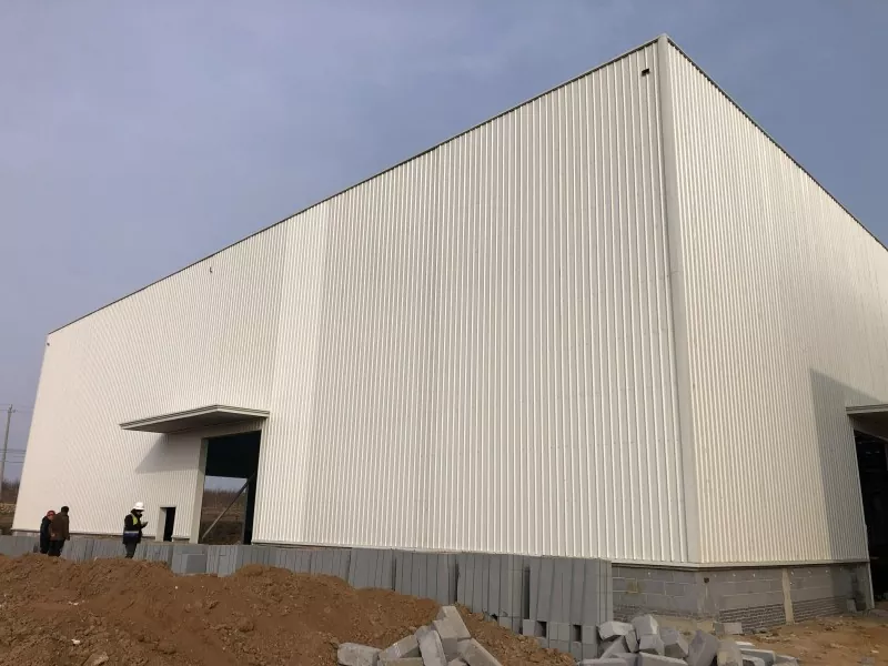 Ndërtimi i punishtes industriale të çelikut me dy kate